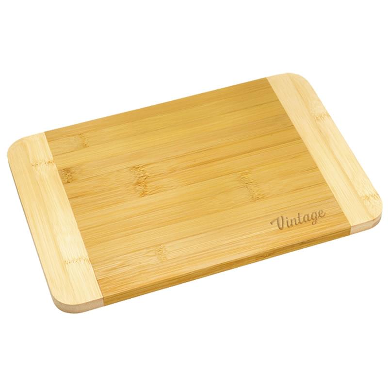 Home Basics&reg; Two Tone Bamboo Cutting Board 8"x12"