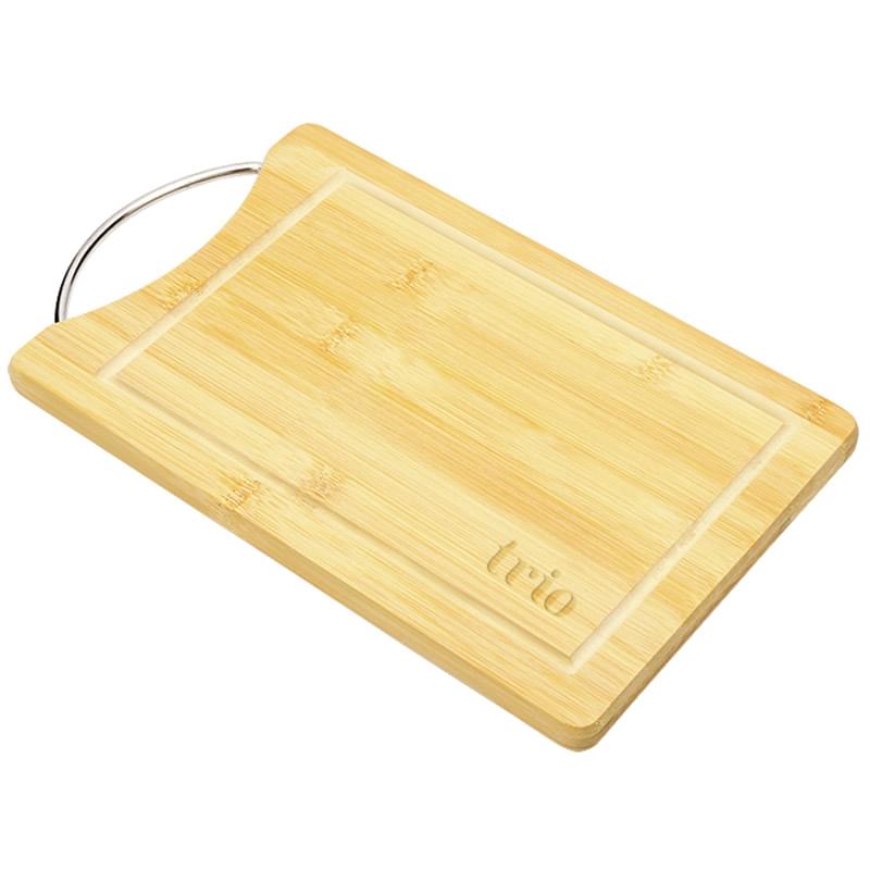 Home Basics&reg; Bamboo Board 8"x12" w/ Handle