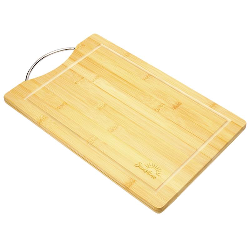 Home Basics&reg; Bamboo Board 10"x15" w/ Handle