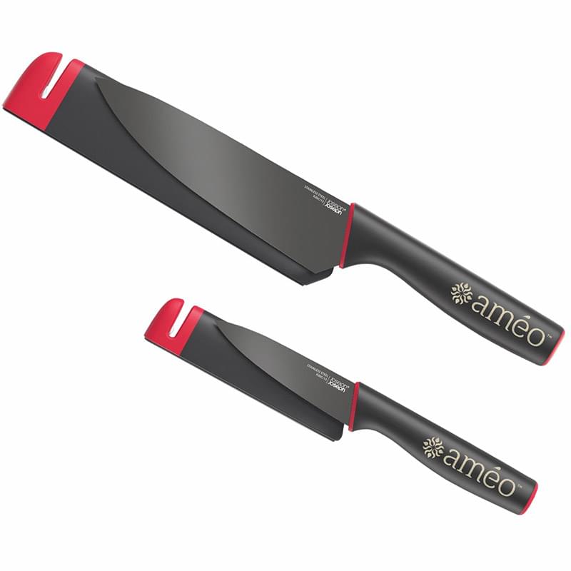 Joseph Joseph® Slice&Sharpen™ 2 Knives w/ Sheaths