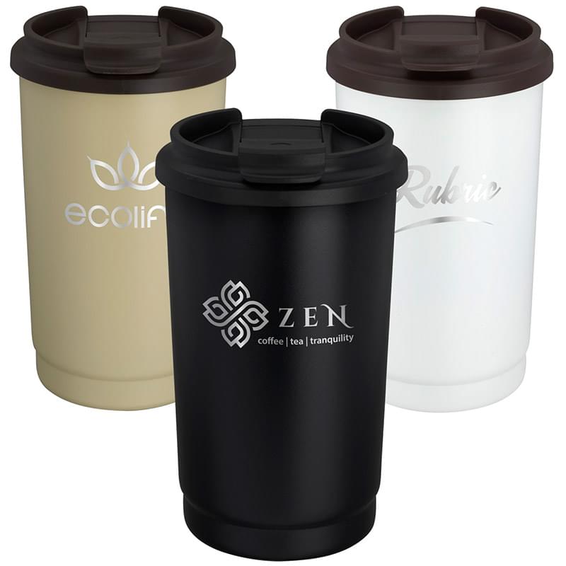 EarthTrendz™ 14oz Recycled Stainless Steel Tumbler