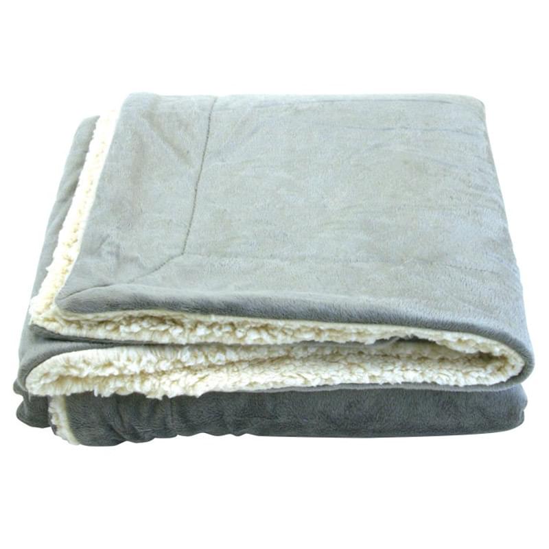 Oversize Micro-mink Sherpa Blanket