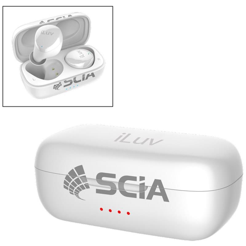 iLuv&reg; Wireless Button-Free Earbuds & Charger Case