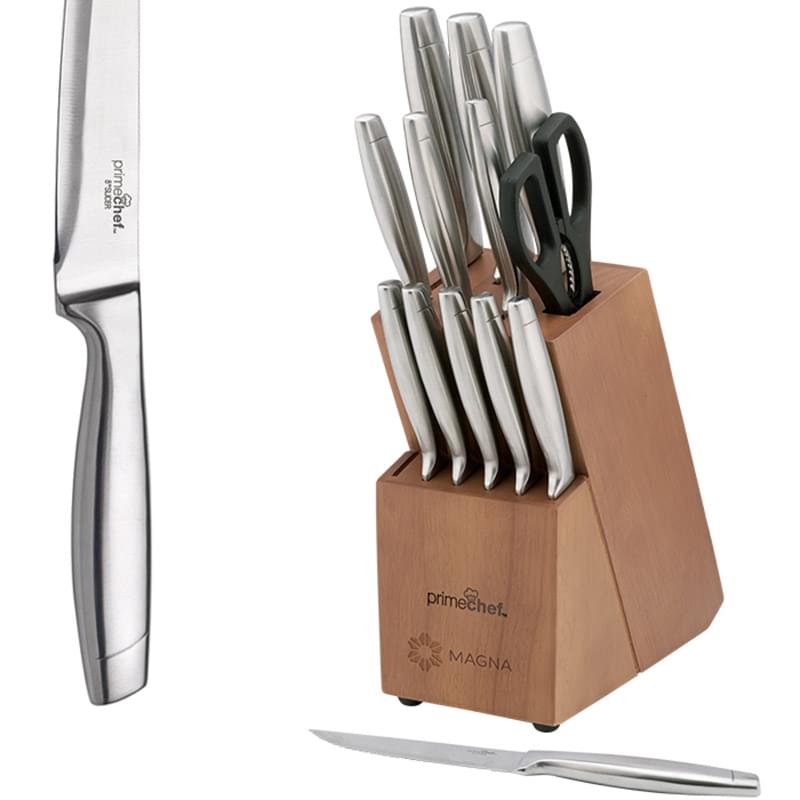 Prime Chef™ Stainless Steel 14 Piece Block Set