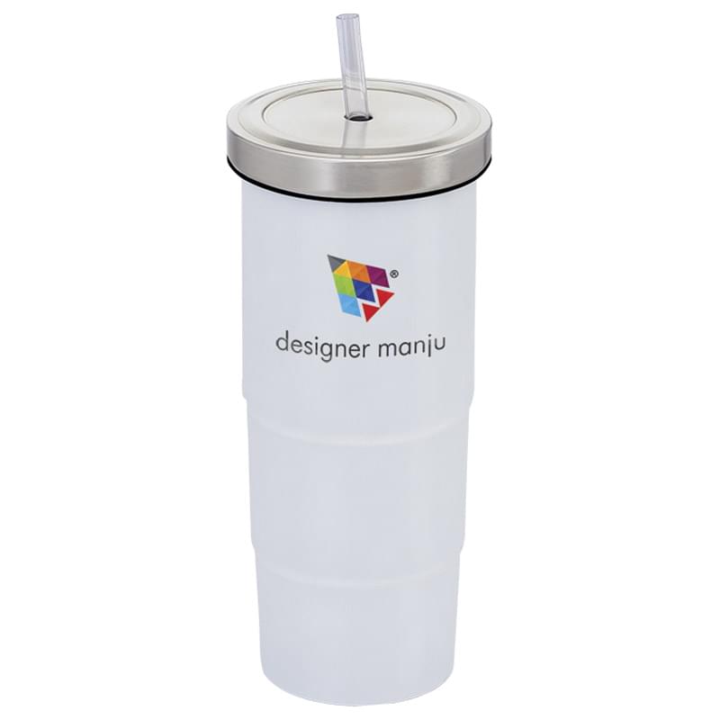Urban Peak® 25 oz Marina Vacuum Tumbler and Straw