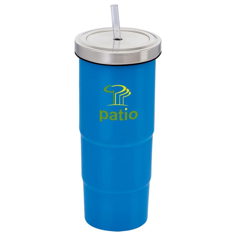 Urban Peak® 25 oz Marina Vacuum Tumbler and Straw