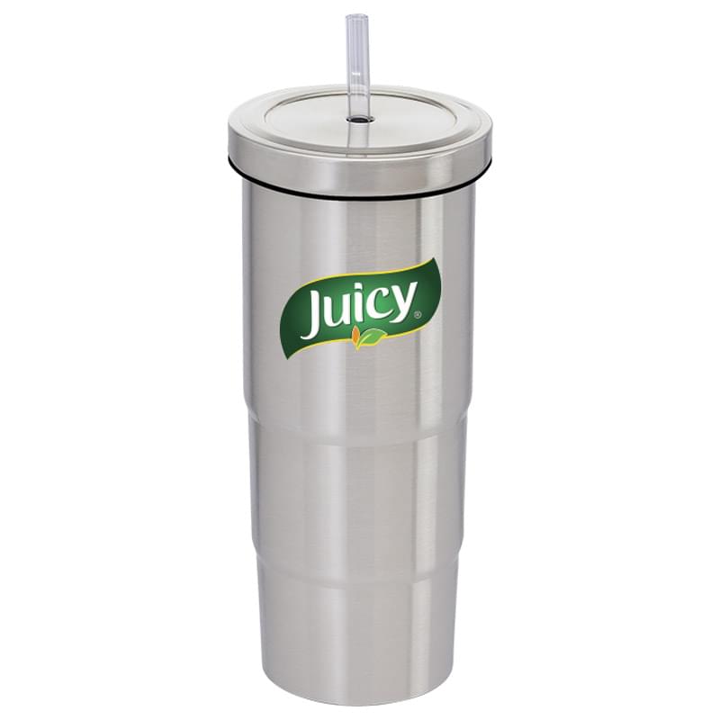 Urban Peak® 25 oz Marina Vacuum Tumbler and Straw