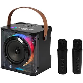 15W Karaoke Wireless Speaker with 2 Mics