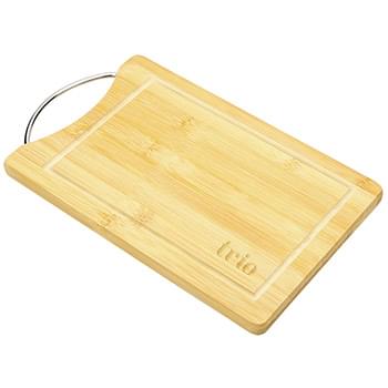 Home Basics&reg; Bamboo Board 8"x12" w/ Handle