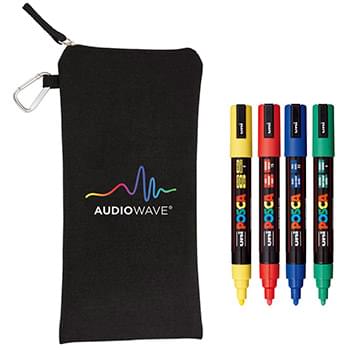 POSCA 4 Piece Standard Marker Set with Bag