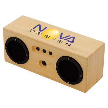 6W Silas Bamboo Bluetooth&reg; Speaker