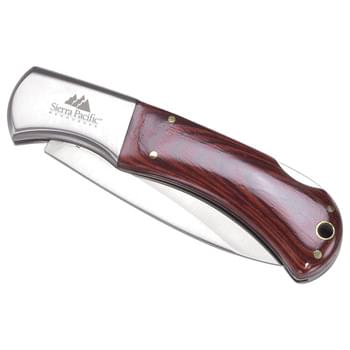 Rustic Wood Handle Knife