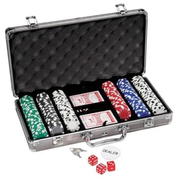 300 Piece Titanium Poker Set